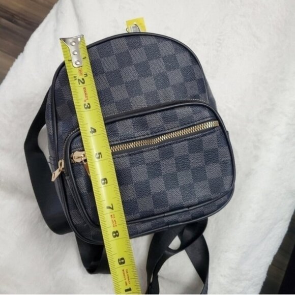 Graphite black and gray mini backpack - Picture 6 of 8